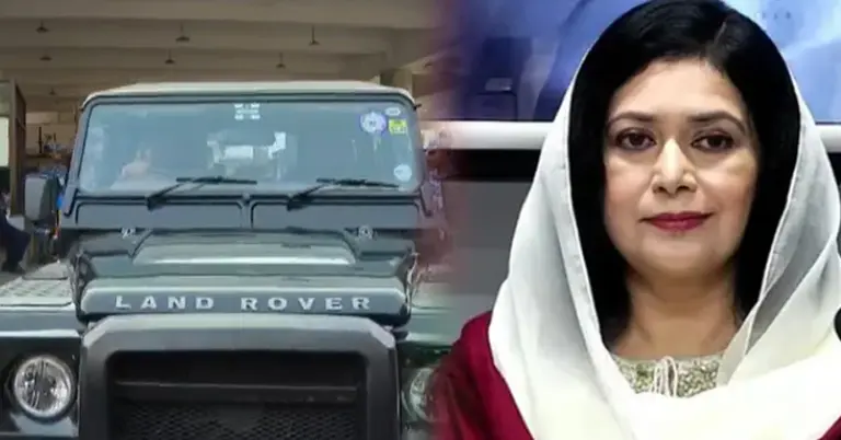 ভিআইপি টার্মিনালে গাড়ি ও জুবাইদা রহমান